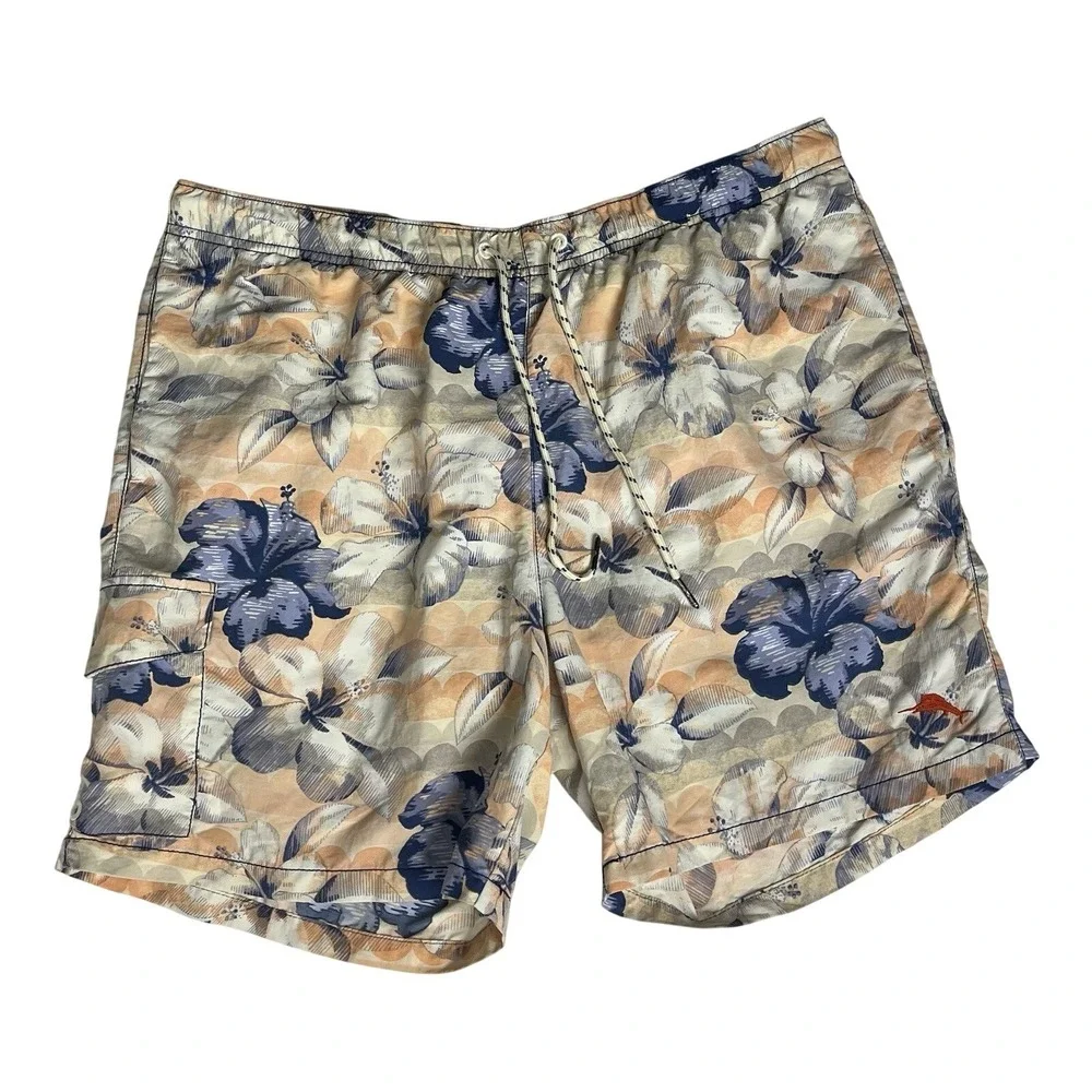 Tommy Bahama Relax Men's Swim Trunks Size L Tropical Floral Board Shorts